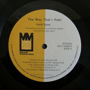 46072843;【US盤】Keith Sykes / The Way That I Feelの画像3