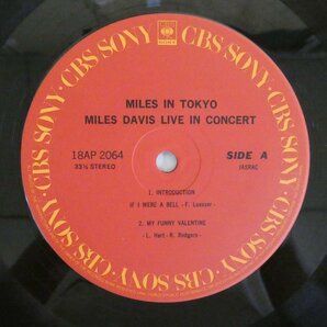 47056938;【国内盤】Miles Davis / Miles in Tokyo - Miles Davis Live In Concertの画像3