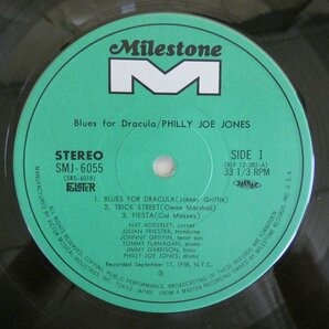 47056956;【帯付/Milestone】Philly Joe Jones / Blues for Draculaの画像3