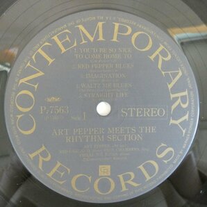 47057035;【国内盤/Contemporary】Art Pepper / Art Pepper Meets The Rhythm Sectionの画像3