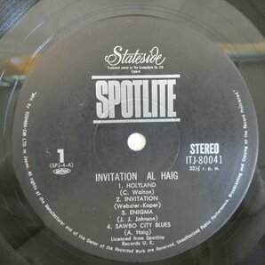 47057160;【帯付/Spotlite】Al Haig Trio / Invitationの画像3