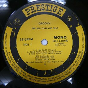 47057436;【国内盤/Prestige/MONO】The Red Garland Trio / Groovyの画像3