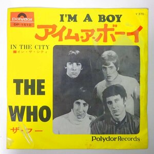 14030756;【国内盤/7inch/日本グラモフォン/ペラジャケ】The Who ザ・フー / アイム・ア・ボーイ / イン・ザ・シティ