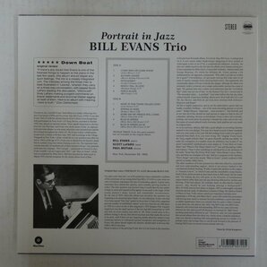 46073302;【Europe盤/WaxTime/高音質180g重量盤/DMM/美盤】Bill Evans Trio / Portrait In Jazzの画像2