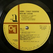 46072984;【国内盤/CTI/見開き/美盤】Stanley Turrentine With Milt Jackson / Cherry_画像3