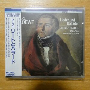 4988003036614;【未開封/CD】フィッシャー＝ディスカウ / レーヴェ:リートとバラード(K35Y10194)