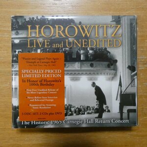 5099709302329;【2CD+DVD】HOROWITZ / HOROWITZ LIVE and UNEDITED(S2K93023)