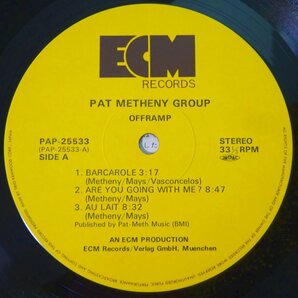 10023838;【帯付/ECM】Pat Metheny Group / Offrampの画像3