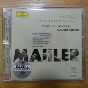 41098289;【CD】ABBADO / MAHLER: SYMPHONY NO.6(002894775684)の画像1