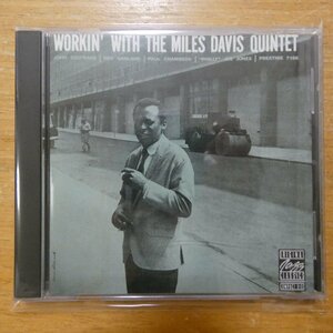 025218629621;【OJCCD】MILES DAVIS QUINTET / WORKIN' WITH THE MILES DAVIS QUINTET　OJCCD-296-2