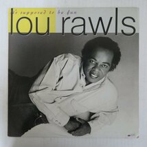 46073456;【US盤/BLUE NOTE/希少90年アナログ】Lou Rawls / It's Supposed To Be Fun_画像1