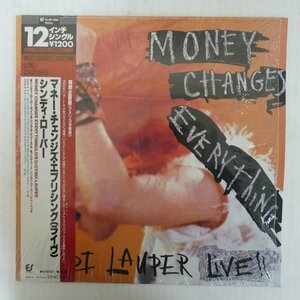 46073544;【帯付/12inch/45RPM/シュリンク/美盤】Cyndi Lauper / Money Changes Everything (Live!!)