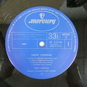 46073761;【国内盤/MONO/美盤】Sarah Vaughan / S・T ウィズ・クリフォード・ブラウンの画像3