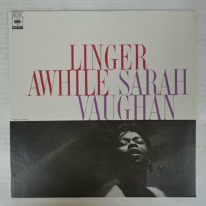 46073767;【国内盤/MONO/美盤】Sarah Vaughan / Linger Awhile