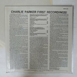 46073968;【US盤/Onyx Records/MONO/シュリンク】Charlie Parker / First Recordings!の画像2