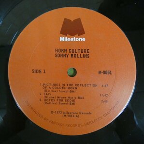 46073936;【US盤/Milestone】Sonny Rollins / Horn Cultureの画像3