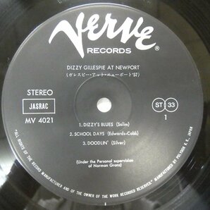 47058253;【帯付/Verve】Dizzy Gillespie / At Newportの画像3