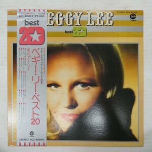 47058272;【帯付】Peggy Lee / Best 20