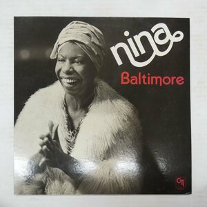 47058271;【国内盤/CTI/見開き】Nina Simone / Baltimore