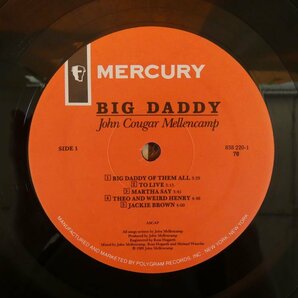 46073993;【US盤/希少89年アナログ/美盤】John Cougar Mellencamp / Big Daddyの画像3