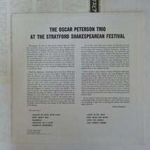 46074219;【国内盤/Verve/MONO/美盤】The Oscar Peterson Trio / At The Stratford Shakespearean Festival_画像2