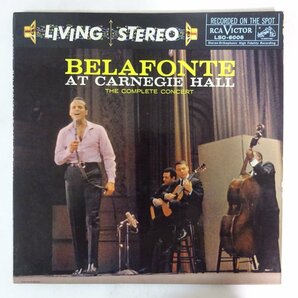 19060104;【TAS LIST,嶋護106選LP特集！/米RCA/LIVING STEREO！/2LP/見開き】HARRY BELAFONTE/AT CARNEGIE HALL ハリー・ベラフォンテの画像1