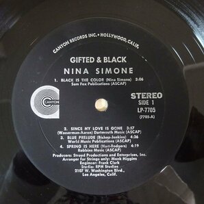 14030619;【USオリジナル】Nina Simone / Gifted & Blackの画像3
