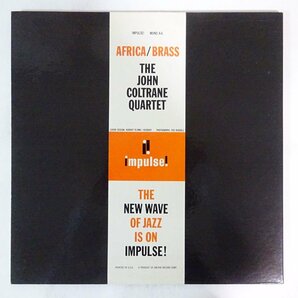 14030630;【USオリジナル/Impulse!/AM-PAR/艶黒橙ラベル/MONO/RVG刻印/コーティング】The John Coltrane Quartet / Africa/Brassの画像3