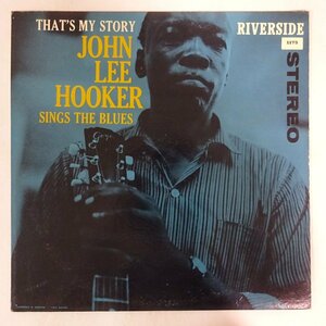 14030624;【US初期プレス/RIVERSIDE/黒大ラベル】John Lee Hooker / That's My Story John Lee Hooker Sings The Blues