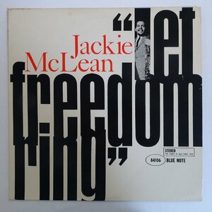 11184818;【US盤/Blue note/VAN GELDER刻印】Jackie McLean / Let Freedom Ring