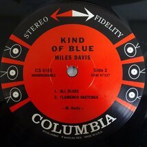 14030523;【US盤/Classic Record復刻/高音質200g重量盤/見開き】Miles Davis マイルス・デイヴィス / Kind Of Blue カインド・オブ・ブルー_画像5