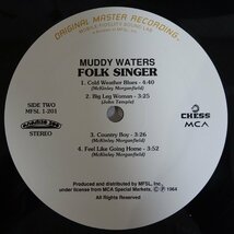 14030538;【US盤/MFSL復刻/Mobile Fidelity Sound Lab/高音質200g重量盤/限定シリアル/見開き】Muddy Waters / Folk Singer_画像5