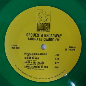 10025366;【US盤/シュリンク/美女ジャケ/Green Vinyl/LATIN】Orquesta Broadway / Ahora Es Cuando Eh!の画像3