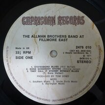 11186404;【UK盤/見開き/2LP】The Allman Brothers Band / The Allman Brothers Band At Fillmore East_画像3