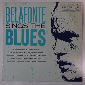 10025197;【国内盤/ペラジャケ】HARRY BELAFONTE SINGS THE BLUES ベラフォンテ ブルースを歌う