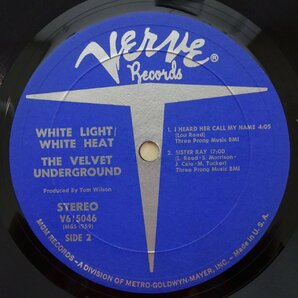 14030934;【US初期プレス/青T字ラベル/Double Ring/Skullあり】The Velvet Underground / White Light/White Heatの画像5