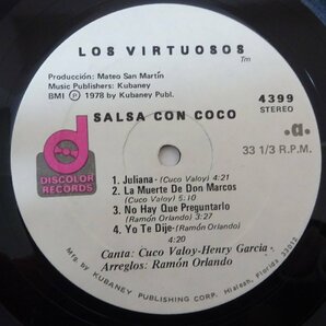10024973;【US盤/LATIN】Los Virtuosos De Cuco Valoy / Salsa Con Cocoの画像3