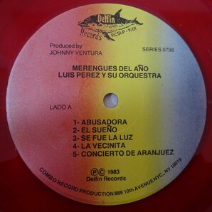 10024960;【US盤/シュリンク/RED VINYL/LATIN】Luis Perez Y Su Orquesta / Merengues Del Ano, Vol. 1の画像3