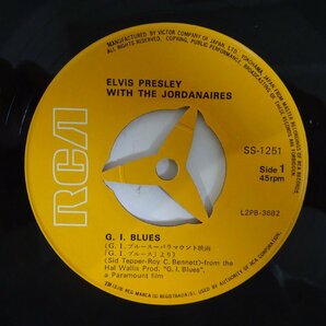 10025042;【国内盤/7inch】エルヴィス・プレスリー Elvis Presley / G.I.ブルース ベストは尽くしたが......の画像3