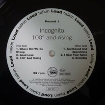 10025572;【UK盤/Talkin' Loud/2LP】Incognito / 100° And Rising_画像3