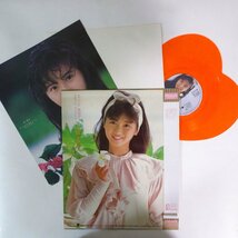 11186928;【帯付き/限定プレス/Red Heart-Shaped Vinyl/7inch】本田美奈子 / 青い週末_画像2