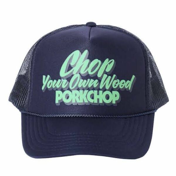 PORKCHOP メッシュキャップ　CHOP YOUR OWN WOOD CAP ネイビー 未使用　OTTO