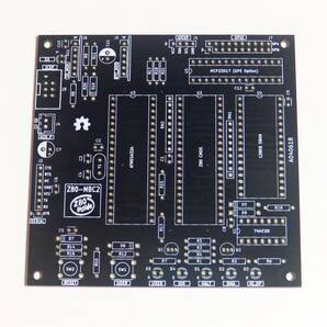 Z80-MBC2 製作用 プリント基板 黒色 Z80 マイコンボード 自作 電子工作 CPU CP/M ザイログ 東芝 SHARP NEC ATMEGA32 FUZIX eb1o7