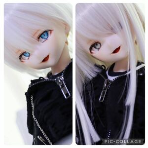 【ばけまろ】DDH-10 SW肌 (難アリ)ソフビ盛り開口カスタムヘッド+おまけアイ ドルフィードリーム MDD DD