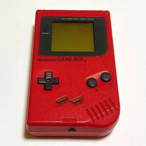 GB 本体 ゲームボーイ レッド DMG-001 動作確認済み 初代 Nintendo GAMEBOY ポケットモンスター ゼルダ カービィ セット まとめて ソフトの画像2