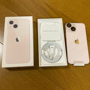 美品☆iPhone 13 mini ☆ピンク 128 GB バッテリー90% 国内版SIMフリー