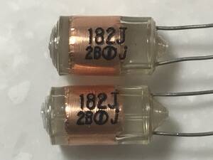 銅箔スチロールコンデンサ 182J2B 1800pF 未使用 4個1セット