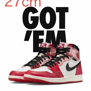 Nike Air Jordan 1 High OG SP Spider-Man 27cm