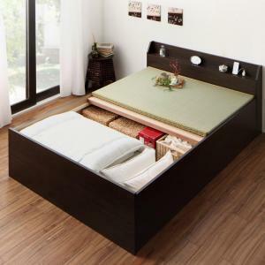  customer construction futon . can be stored shelves * outlet attaching tatami bed .. tatami semi-double dark brown 