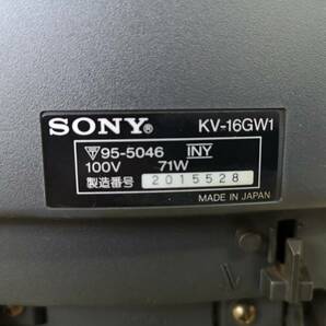 SONY KV-16GW1 トリニトロン 16インチ ブラウン管テレビ 古いので取りに来ていただける方大歓迎！の画像1